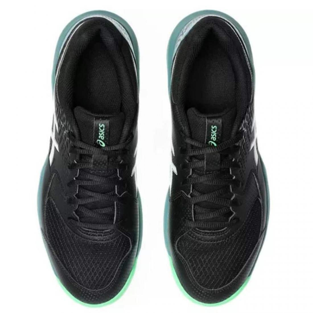 Asics Gel-Dedicate 8 Black Green Shoes - Image 4