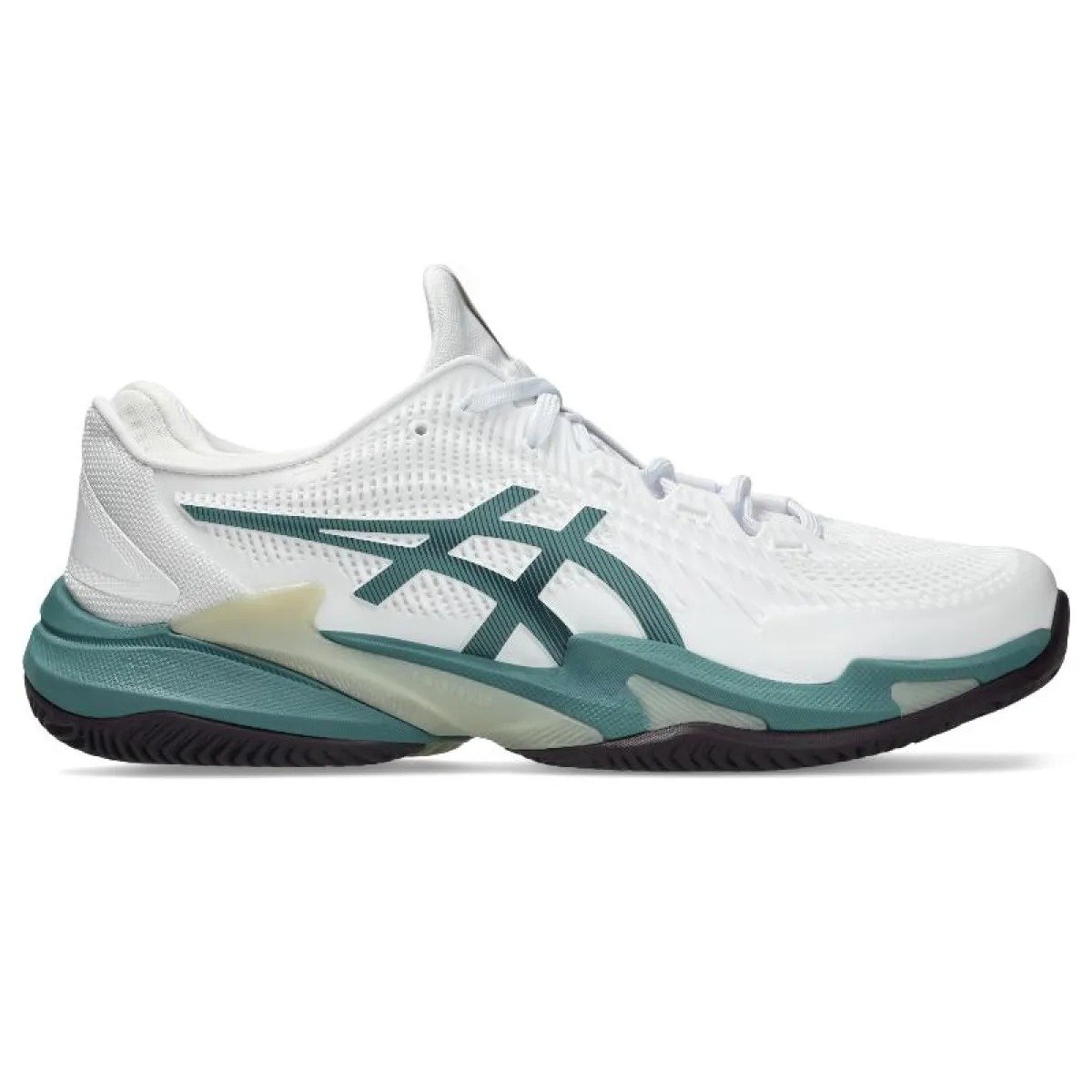 Asics Court FF 3 Clay White Green Shoes