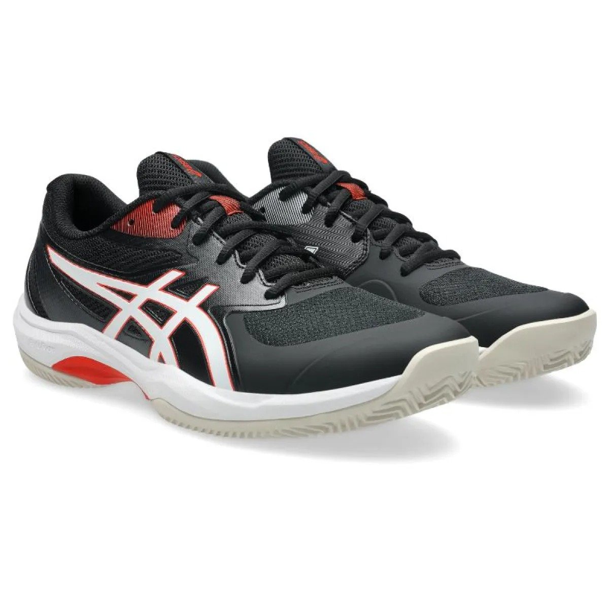 Asics Game FF Clay Black Red Shoes - Image 4