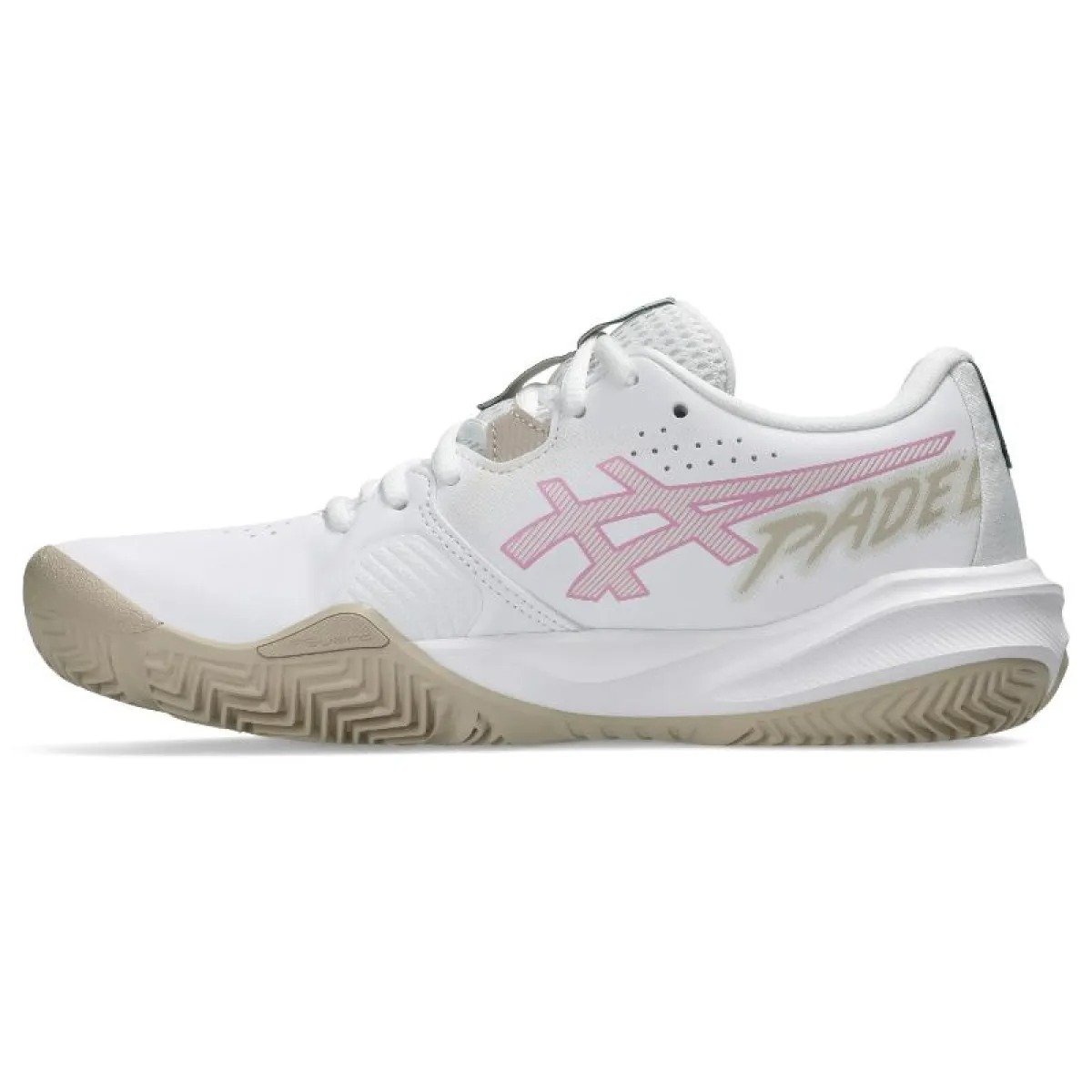 Asics Gel Challenger 15 Padel White Bubblegum Pink Women's Shoes - Image 3