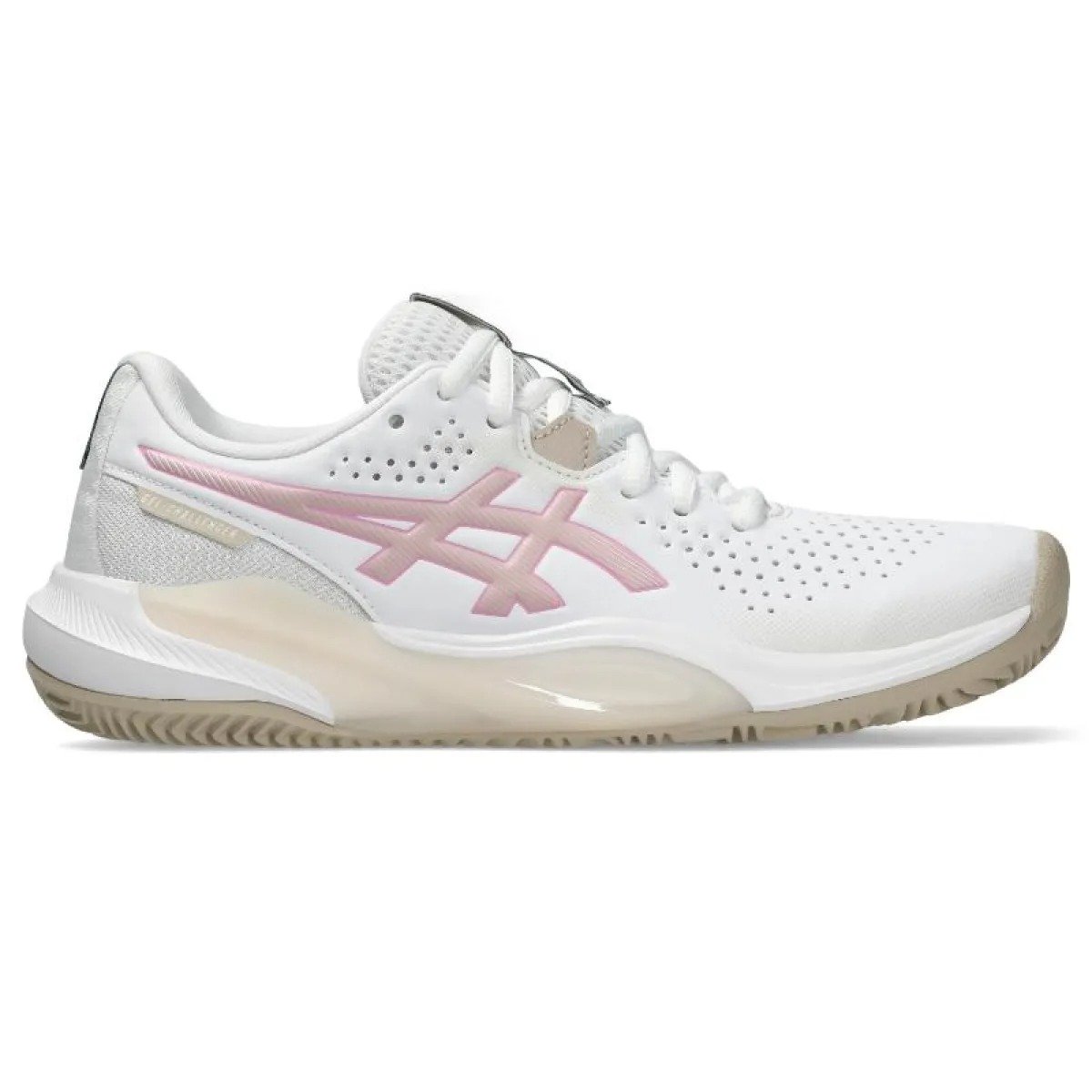 Asics Gel Challenger 15 Padel White Bubblegum Pink Women's Shoes