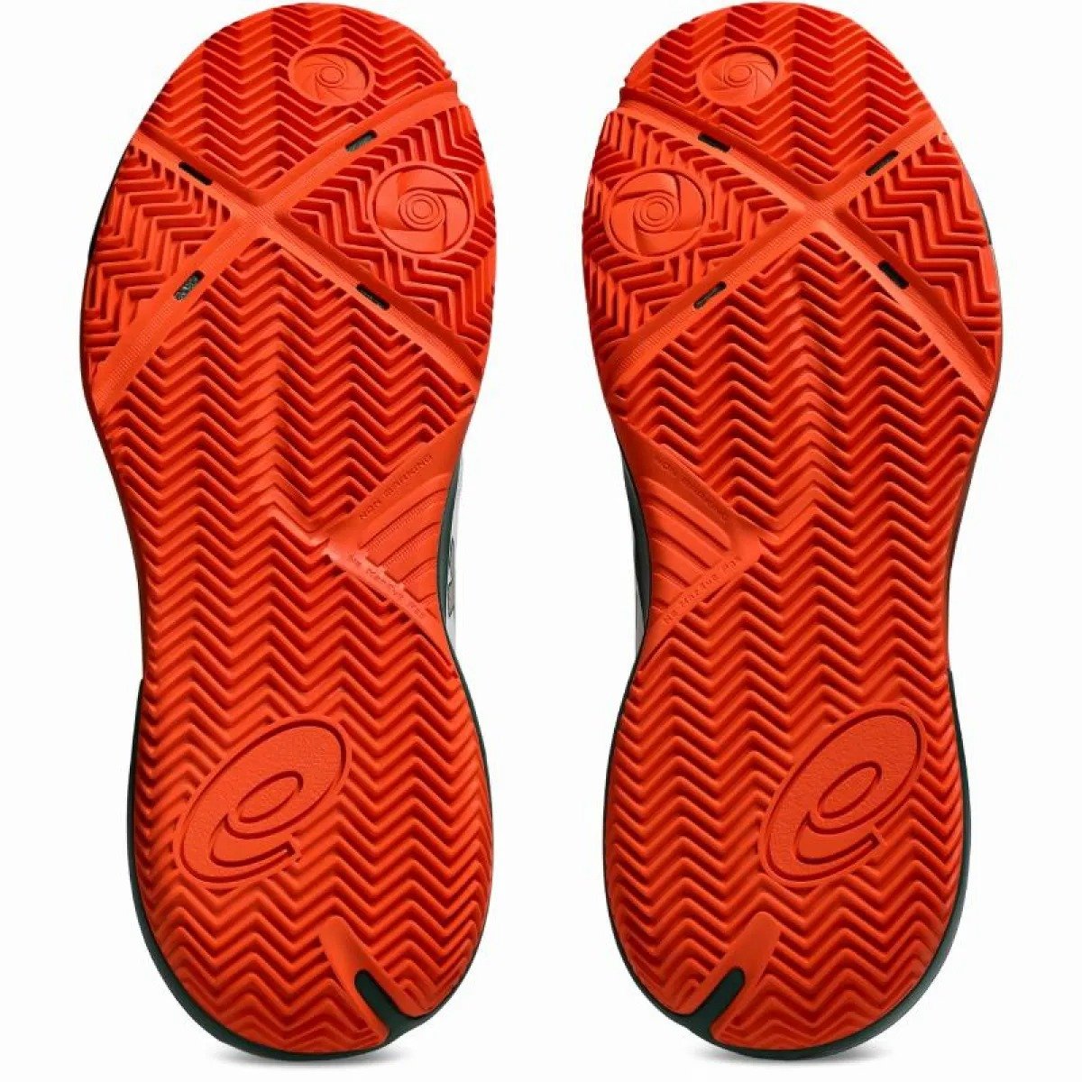 Asics Gel Challenger 15 Padel White Orange Shoes - Image 2