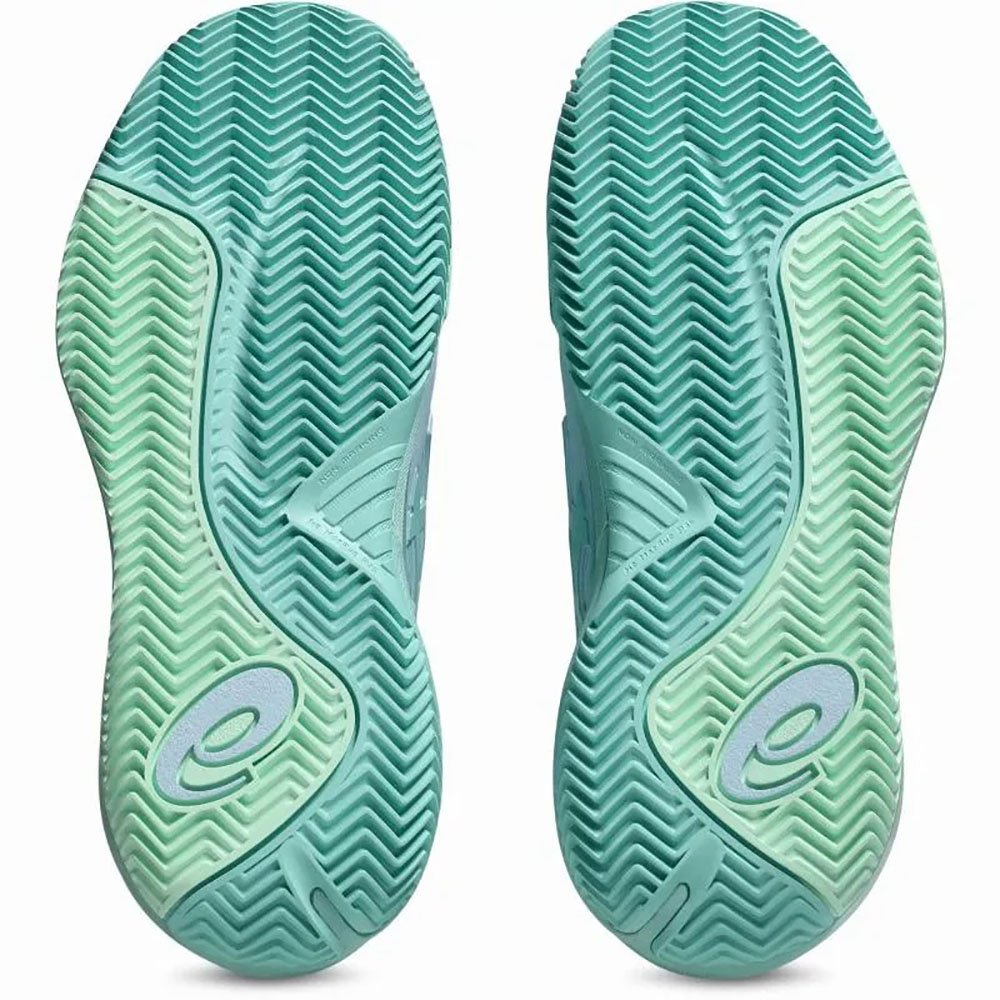 Asics Gel Resolution X Clay Blue Green Women's Shoes - Image 2