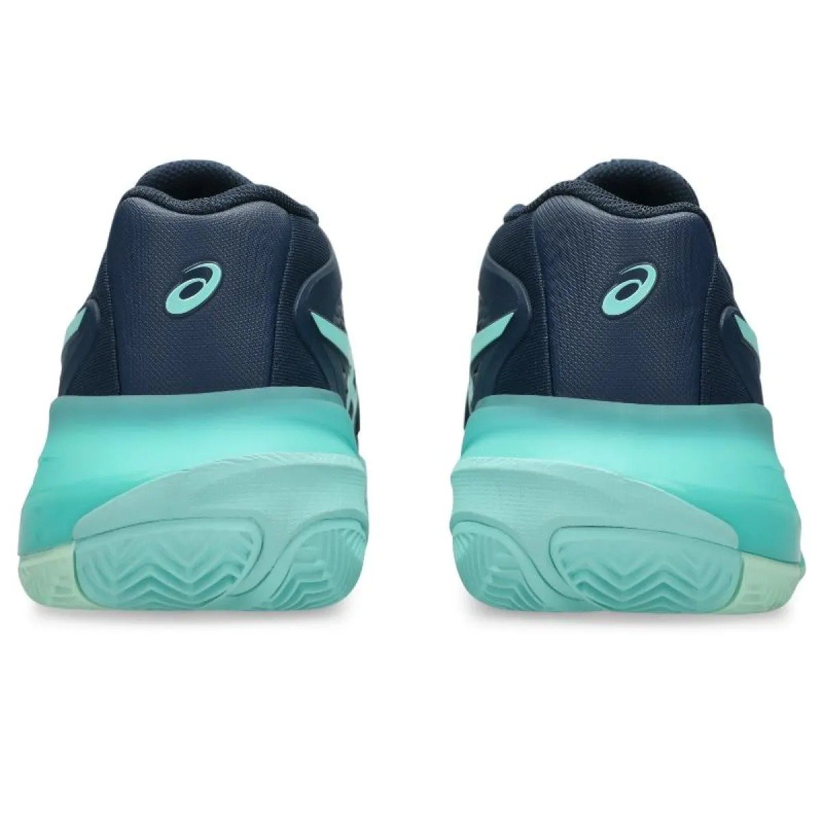 Asics Gel Resolution X Clay Dark Blue Mint Shoes - Image 5