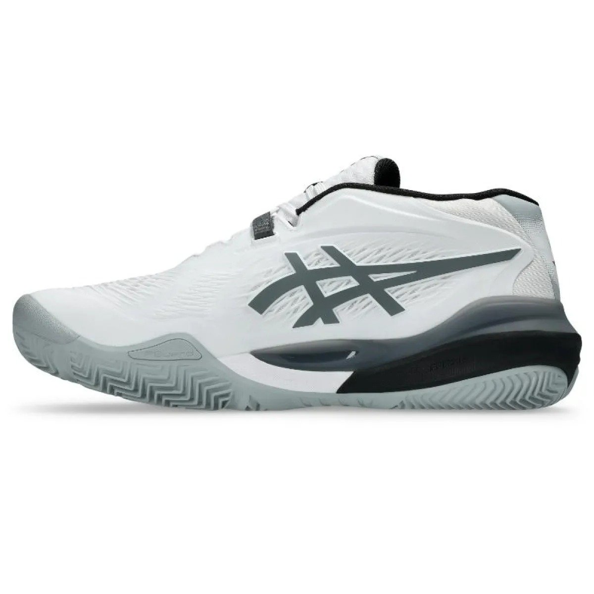 Asics Gel Resolution X Padel White Gray Shoes - Image 5
