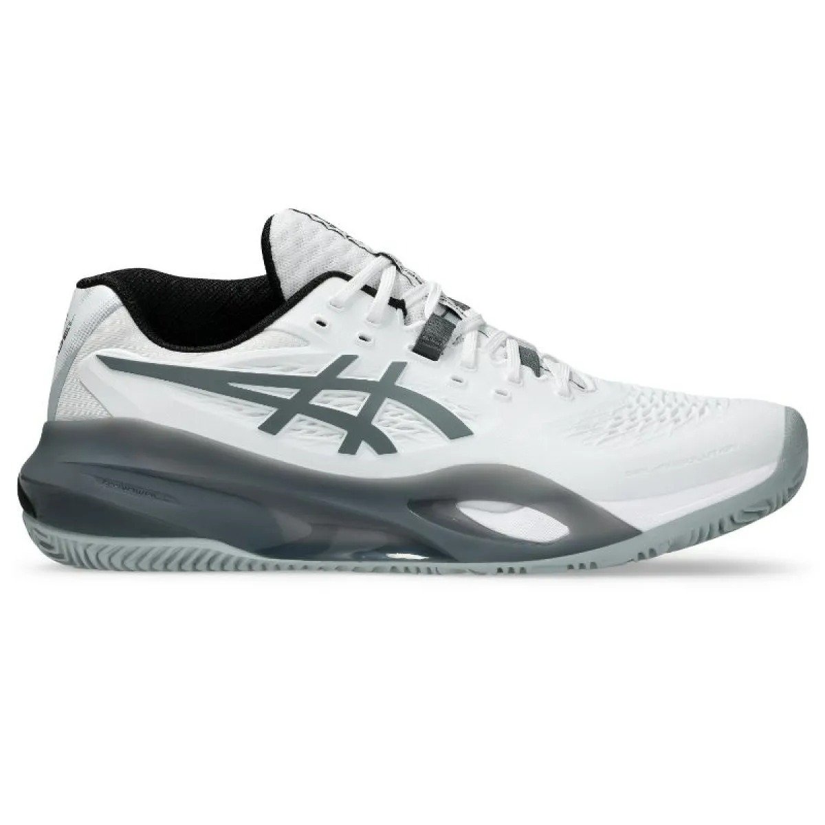 Asics Gel Resolution X Padel White Gray Shoes