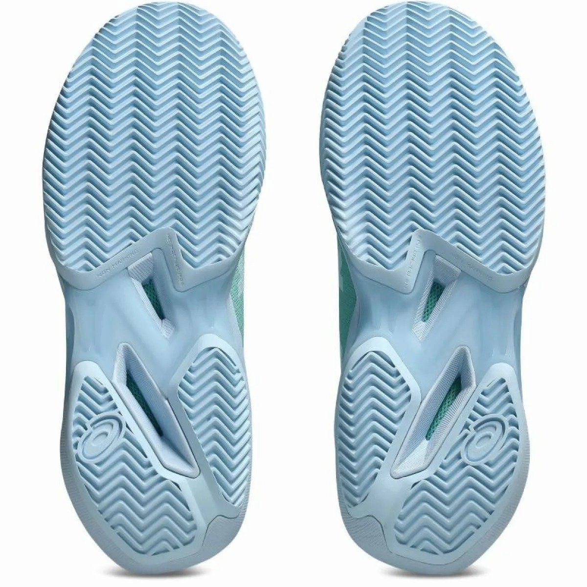Asics Solution Speed FF 4 Clay Blue Green Womens Shoes - Image 5