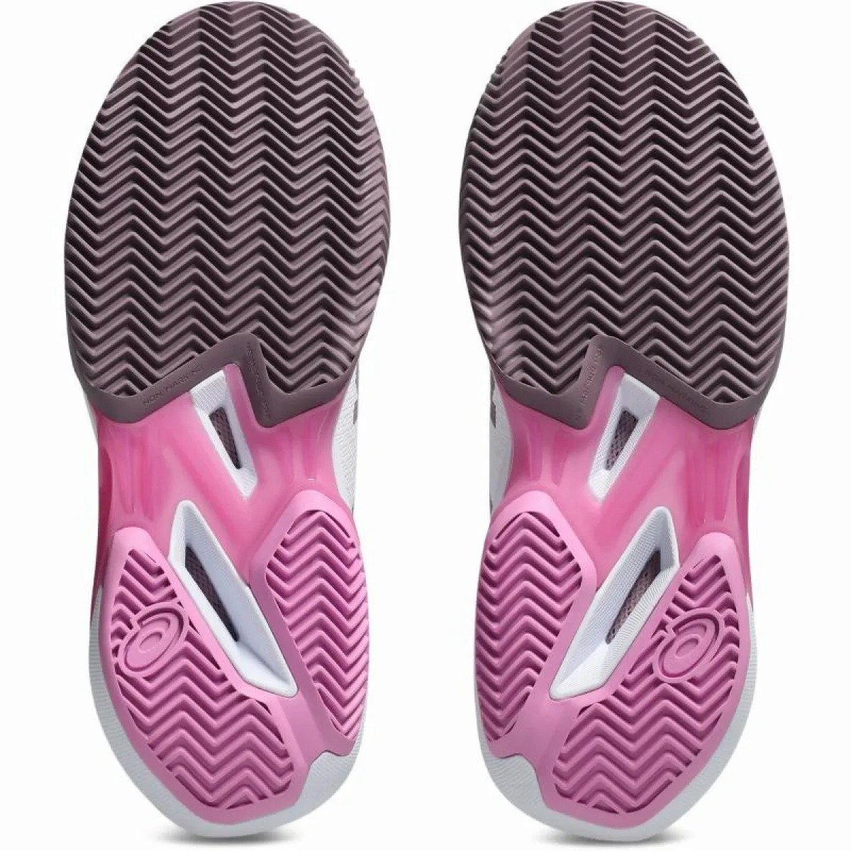 Asics Solution Speed FF 4 Clay White Mauve Women's Shoes - Image 2