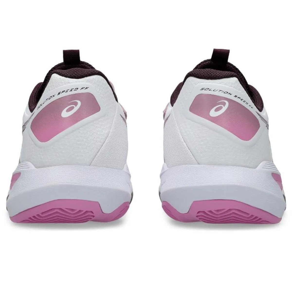 Asics Solution Speed FF 4 Clay White Mauve Women's Shoes - Image 5