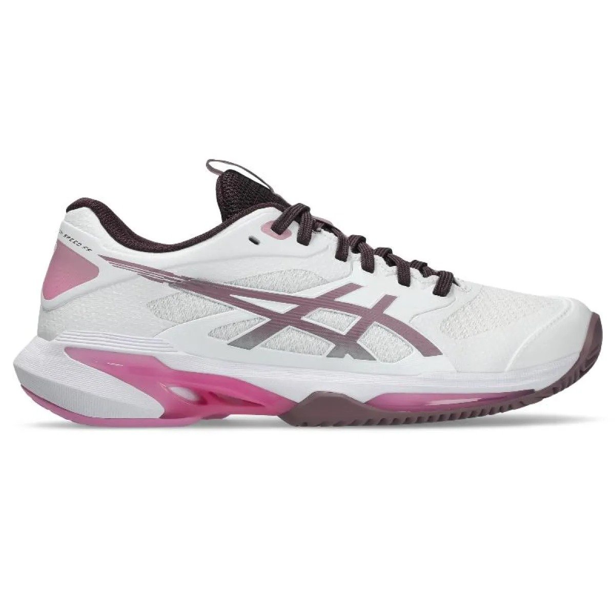 Asics Solution Speed FF 4 Clay White Mauve Women's Shoes